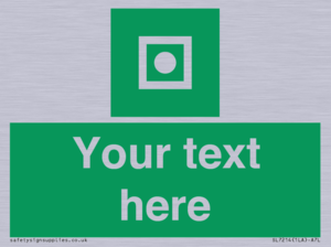 Custom sign safe condition Shipboard general alarm